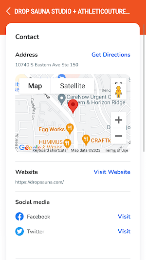 DROP Sauna Studio Screenshot 3