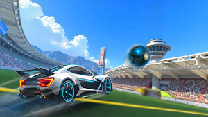 Rocket Car Soccer 3D Games Screenshot 0