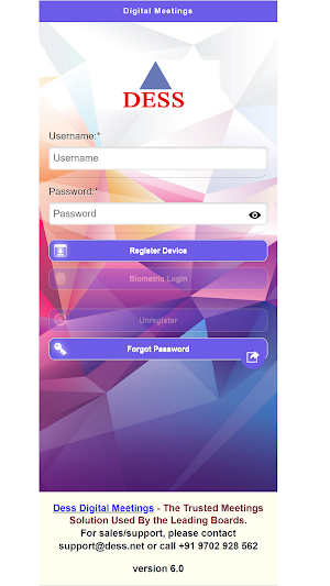 Dess Digital Meetings Screenshot 0