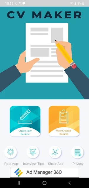 CV Maker app Screenshot 0