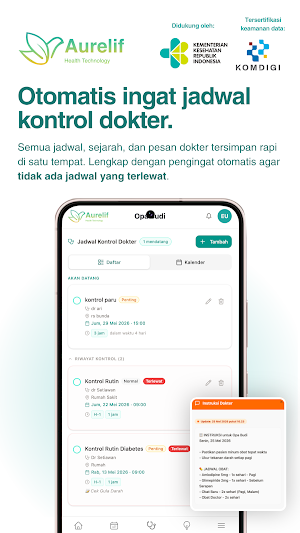 Aurelif: Rawat & Pantau Lansia Screenshot 2