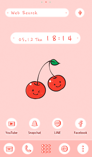 Cherry Friends Theme +HOME Screenshot 0