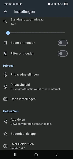 HelderZien – Vergrootglas Screenshot 1