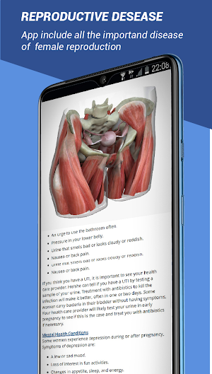 female reproductive system 3d models explained Screenshot 3