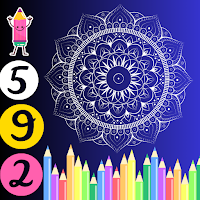 Mandala Royal,Color By Number