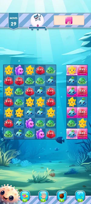 Deep Dive Delight: Match-3 Screenshot 0
