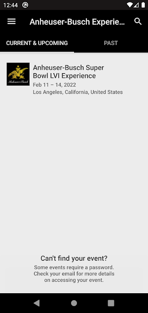 Anheuser-Busch Experience Screenshot 1