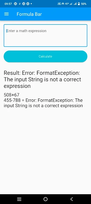 Formula Equation calculator Screenshot 2