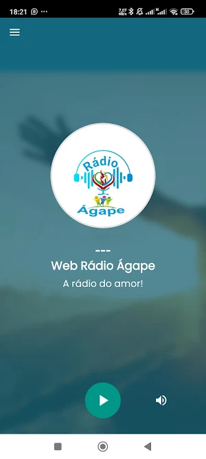 Web Rádio Ágape Screenshot 1