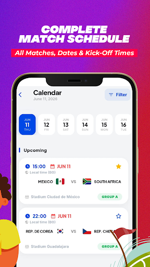 2026 World Fixtures Pro Screenshot 1