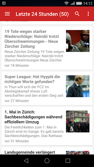 Schweiz Nachrichten Screenshot 1