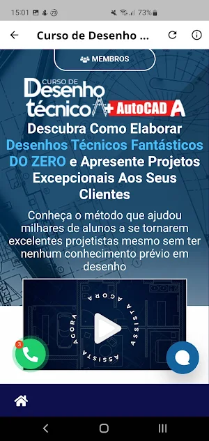 Curso de Desenho Técnico Screenshot 1