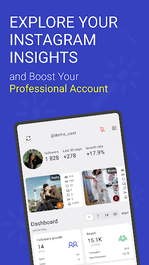 Inalytics: followers tracker Screenshot 0