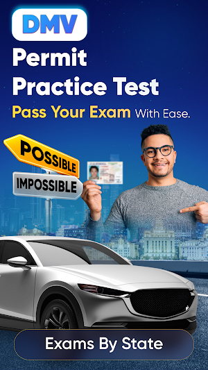 DMV Practice Test: Permit 2026 Screenshot 0