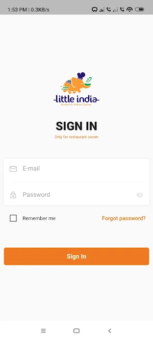 Littleindia Restaurant Partner Screenshot 1