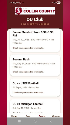 OU Club Collin County Screenshot 1