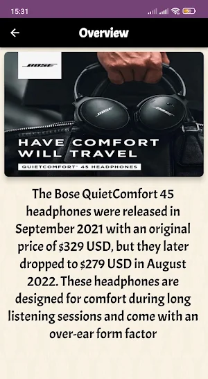 bose quietcomfort 45 guide Screenshot 2