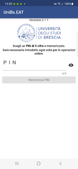UniBs.EAT Screenshot 1