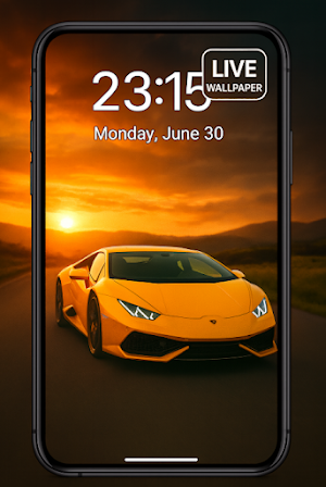 Sports Car Live Wallpapers Screenshot 0