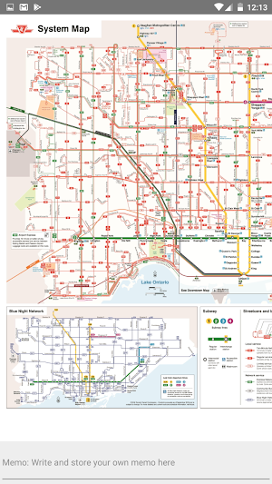 TORONTO SUBWAY BUS MAP OFFLINE Screenshot 1