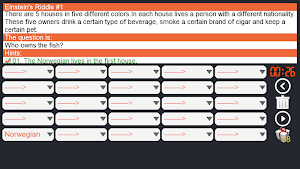 Einstein's riddles Screenshot 1