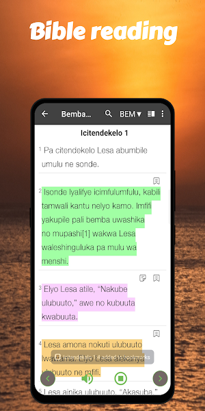 Bemba Bible -BEMBA + KJV + NIV Screenshot 0