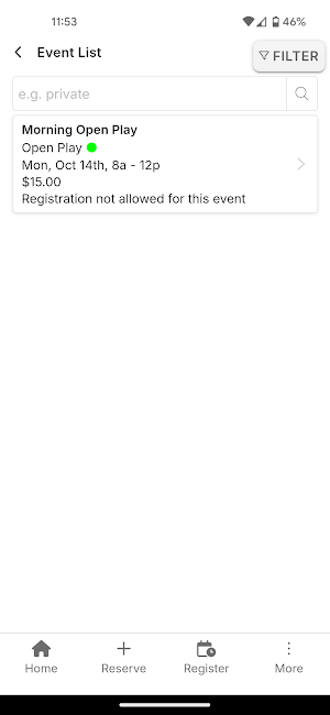 PPCC CourtReserve Screenshot 3