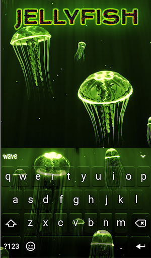 Jellyfish Animated Keyboard + Live Wallpaper Screenshot 1