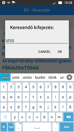 EU - Kisszótár Screenshot 3