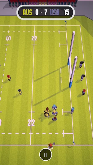 Rugby 7s - arcade rugby sevens Screenshot 2