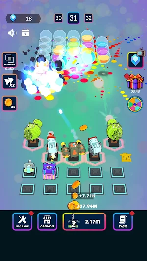 Colorful Bombing 3D Screenshot 0