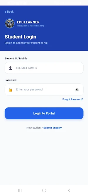 MyEduLearner Screenshot 0