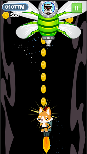 The Flying Cat In Jetpack Screenshot 3