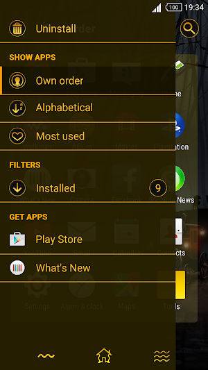 night wolfs | Xperia™ Theme Screenshot 2