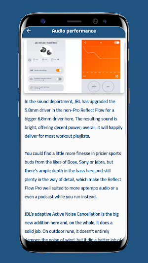 JBL Reflect Flow PRO Guide Screenshot 3
