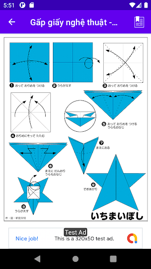 Gấp giấy nghệ thuật - Origami Screenshot 3