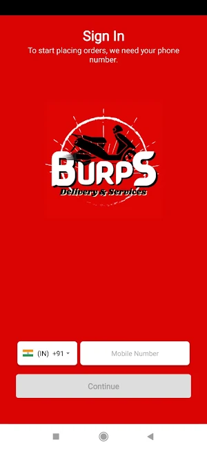 BURPS Delivery & Services Screenshot 1