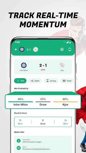 ScoreBuzz – Soccer Live Scores Screenshot 3