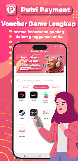 Putri Payment - Agen Pulsa Screenshot 1