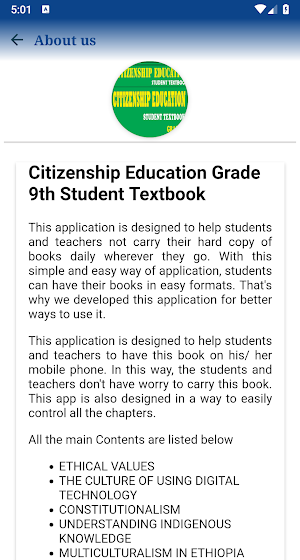 Citizenship Education Grade 9 Screenshot 2