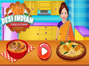 Desi Indian Food: Kitchen Chef Cooking Star Screenshot 1