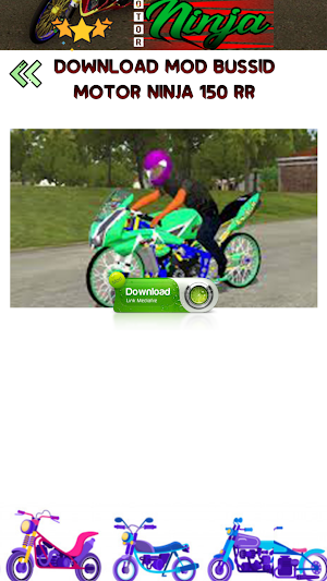 Mod Bussid Motor Ninja Screenshot 1