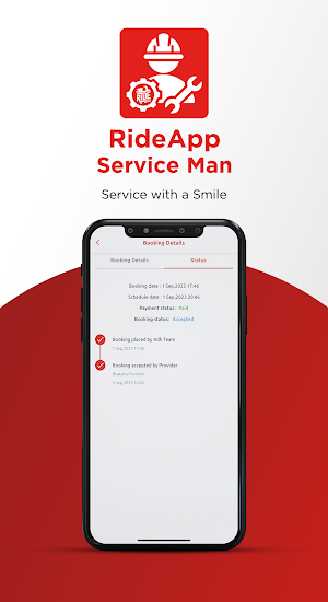 RideApp Service Man Screenshot 3