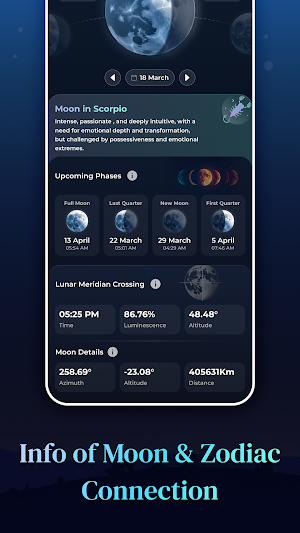 Moon Phases & Sun Calendar Screenshot 1