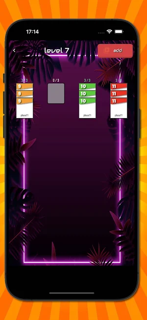 Yatzy, Uno, Phase 11 Card Sort Screenshot 3