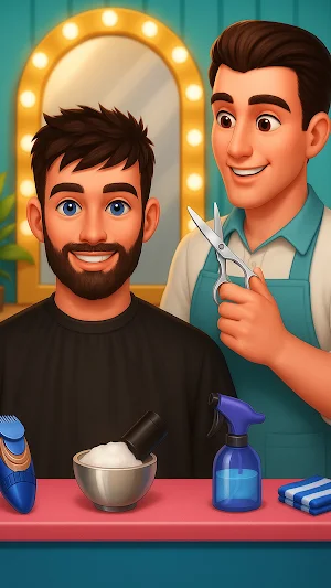 Barber Shop Game : Beard Salon Screenshot 0