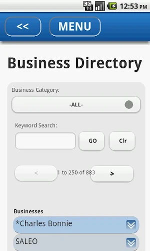 Tucson Hispanic Chamber Screenshot 2