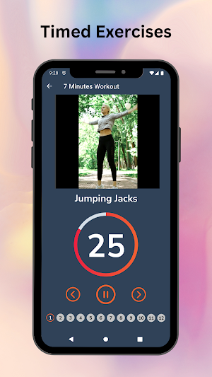 7 Minute Workout ~ Fitness App Screenshot 2