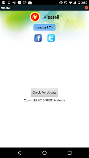 Visatell dialer Screenshot 2