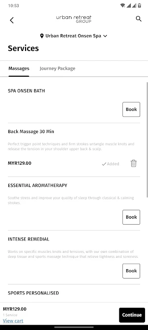 Urban Spa Group Screenshot 3